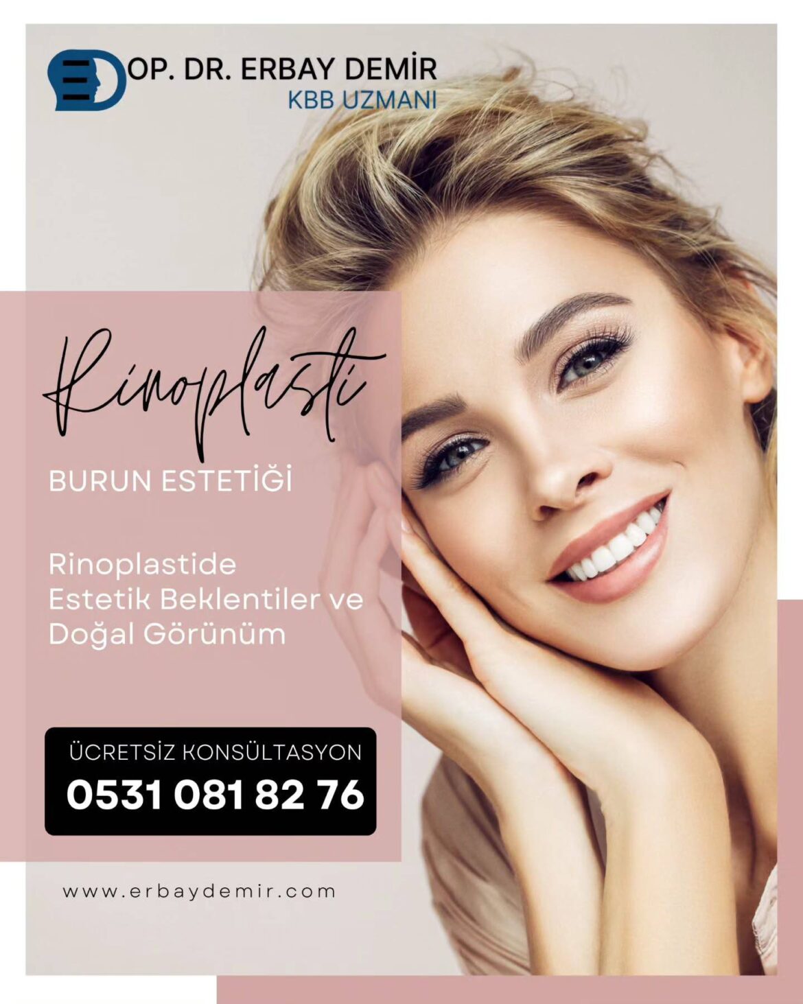 rinoplastide estetik beklentiler